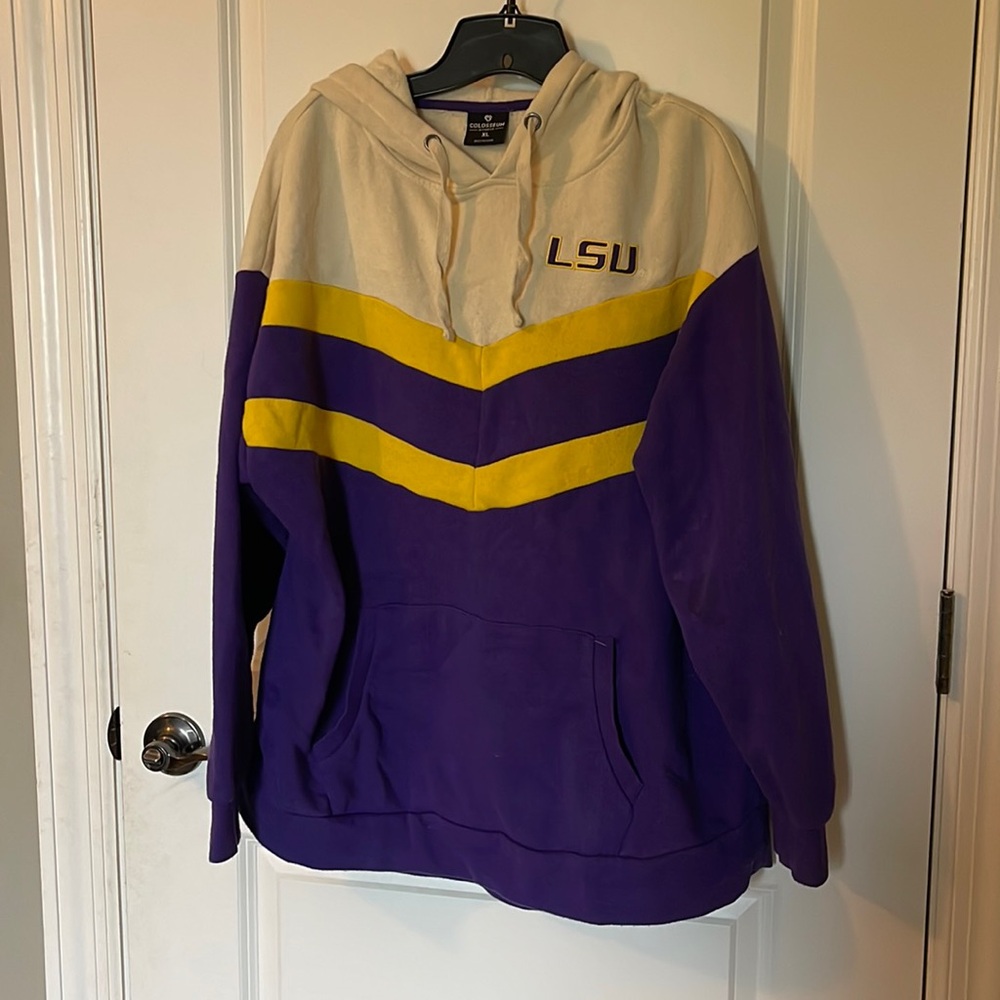 Vintage style LSU hoodie EUC
